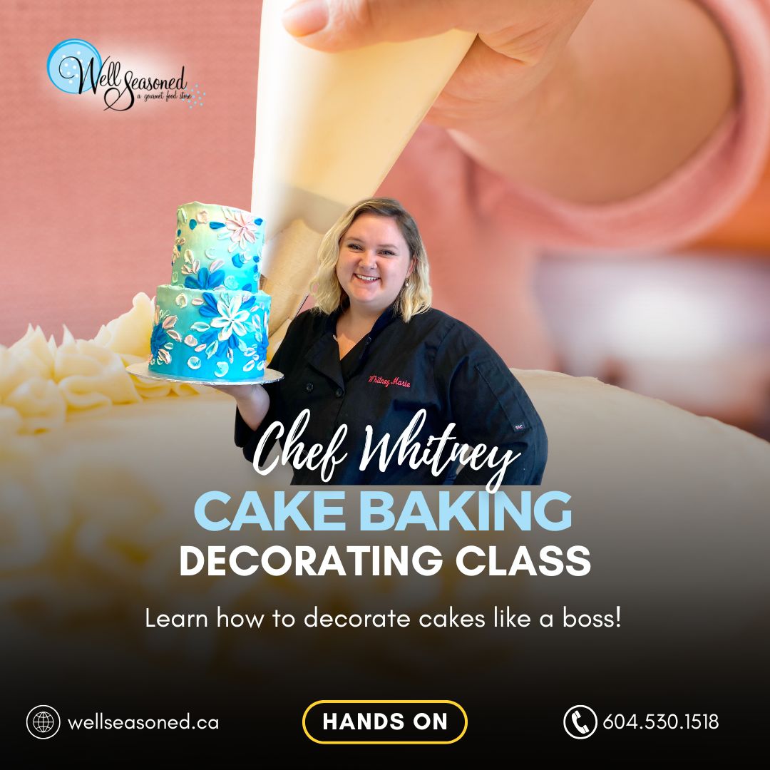 May 25 | Cake Baking Decorating Class w/ Chef Whitney