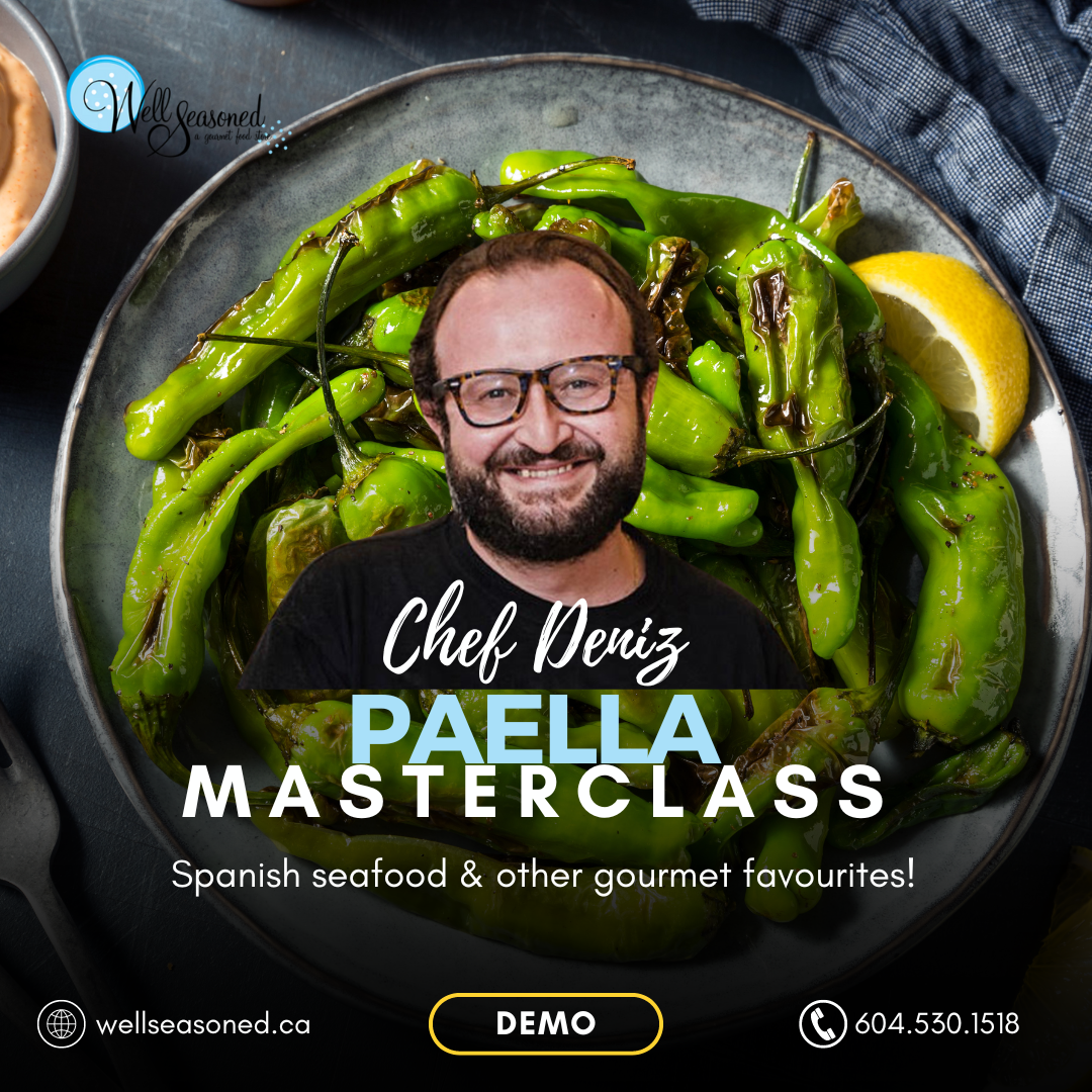 Nov 19 | Paella Masterclass w/ Chef Deniz