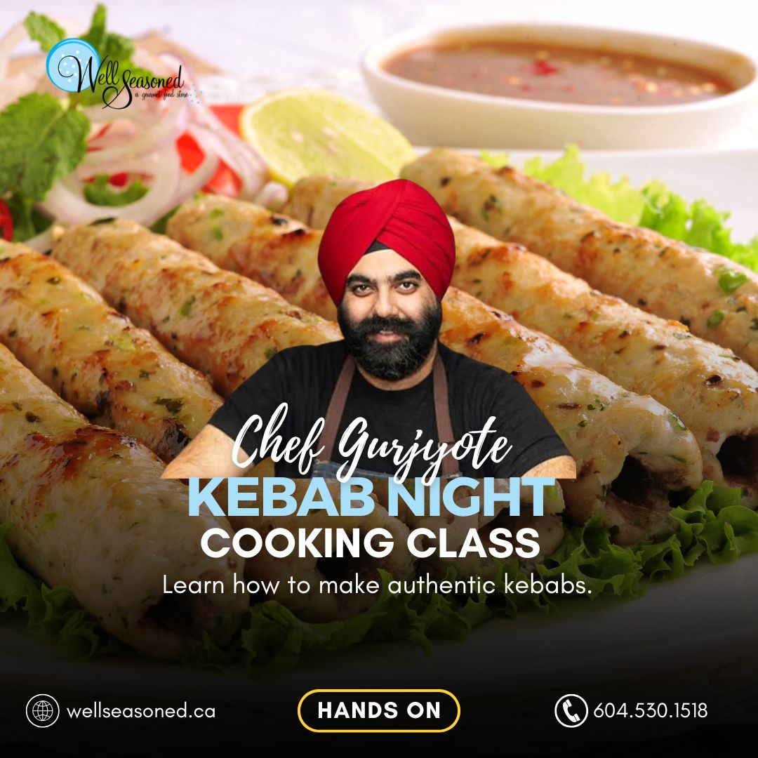 Apr 16 | Kebab Night w/ Chef Gurjyote