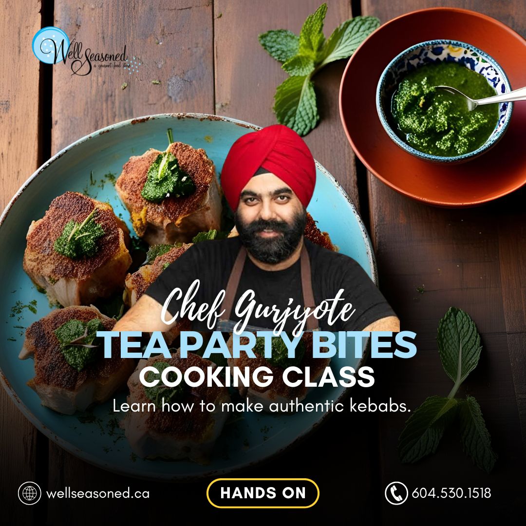 May 28 | Tea Party Bites w/ Chef Gurjyote