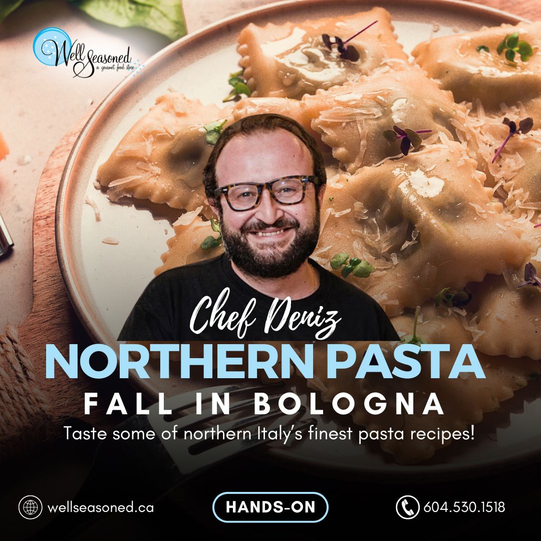 Feb 17 | Northern Pasta, Fall in Bologna w/ Chef Deniz