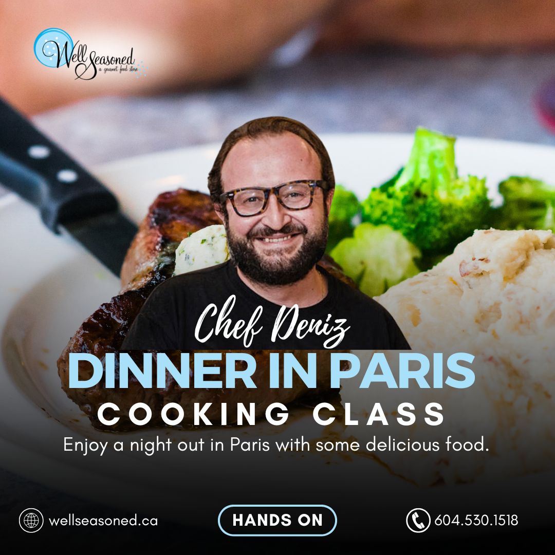 Nov 21 | Dinner in Paris w/ Chef Deniz