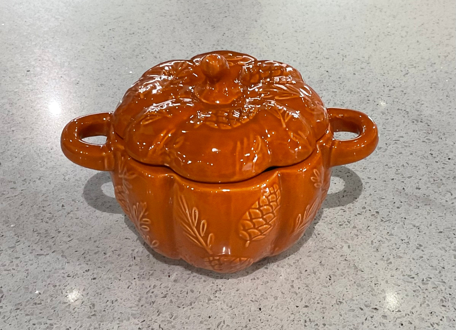 Koppers Home Lidded Bowl - Pumpkin