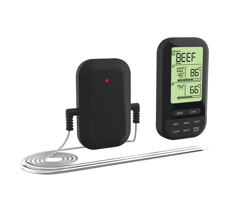 OUTSET | Digital Wireless Dual Probe BBQ Thermometer