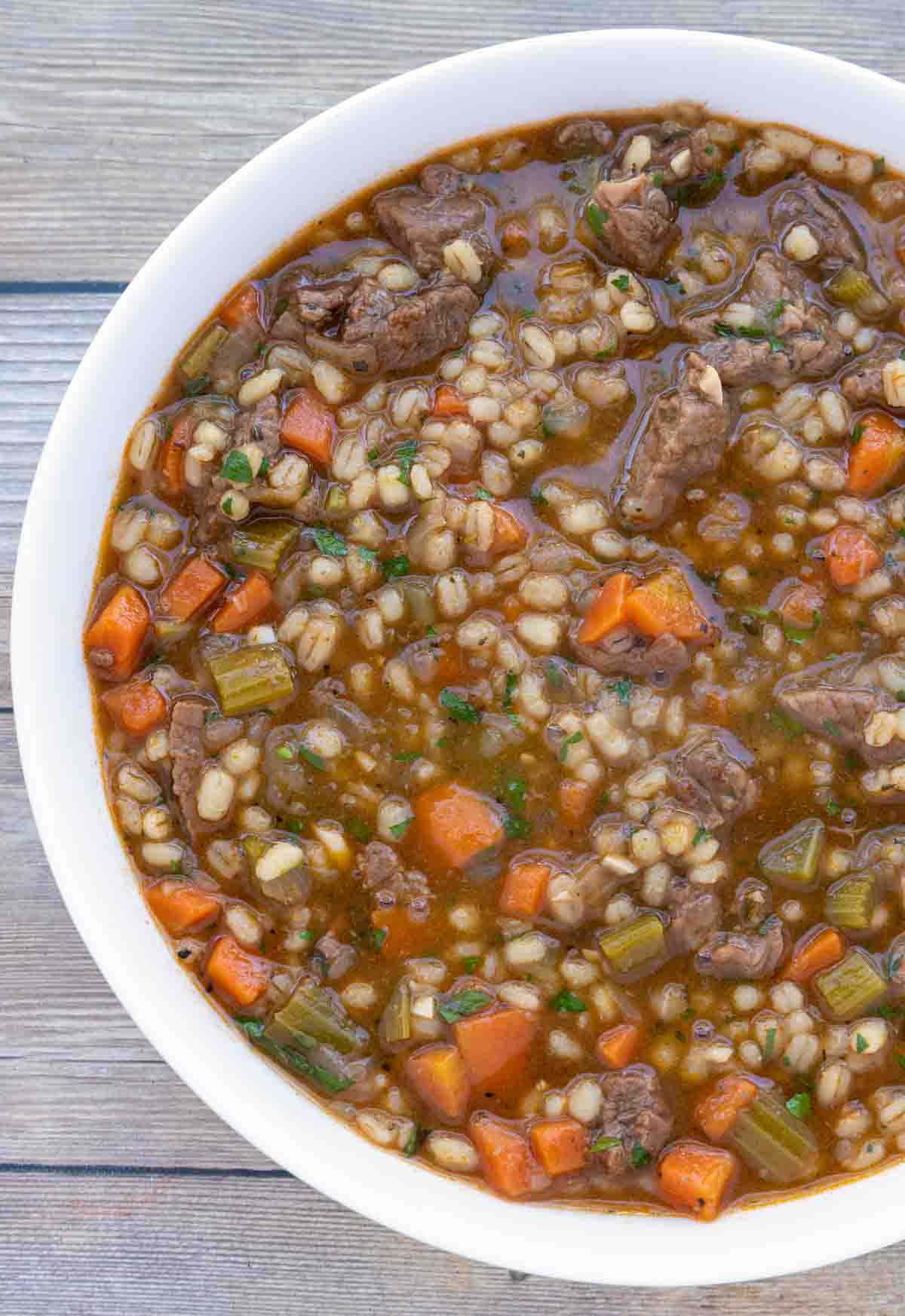 Gourmet to Go Homemade Soups: Beef Barley (D/F)