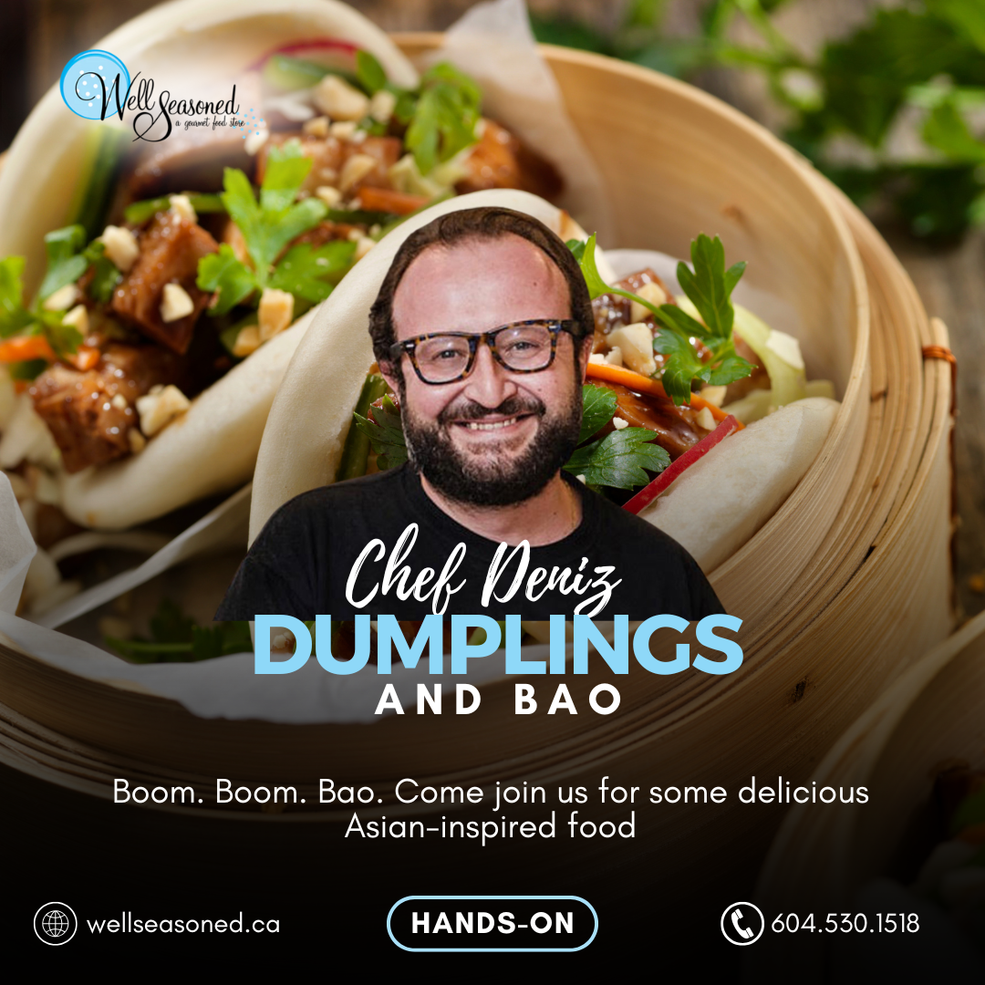April 21 | Dumplings and Bao w/ Chef Deniz
