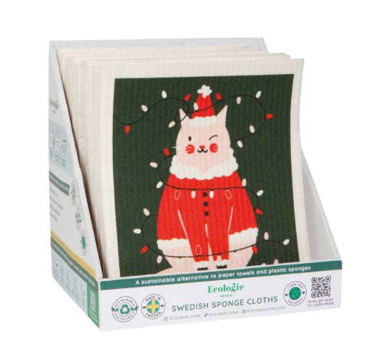 Now Designs Swedish Dish Cloths - Christmas & Holiday Themes