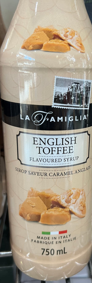 La Famiglia Flavoured Syrups