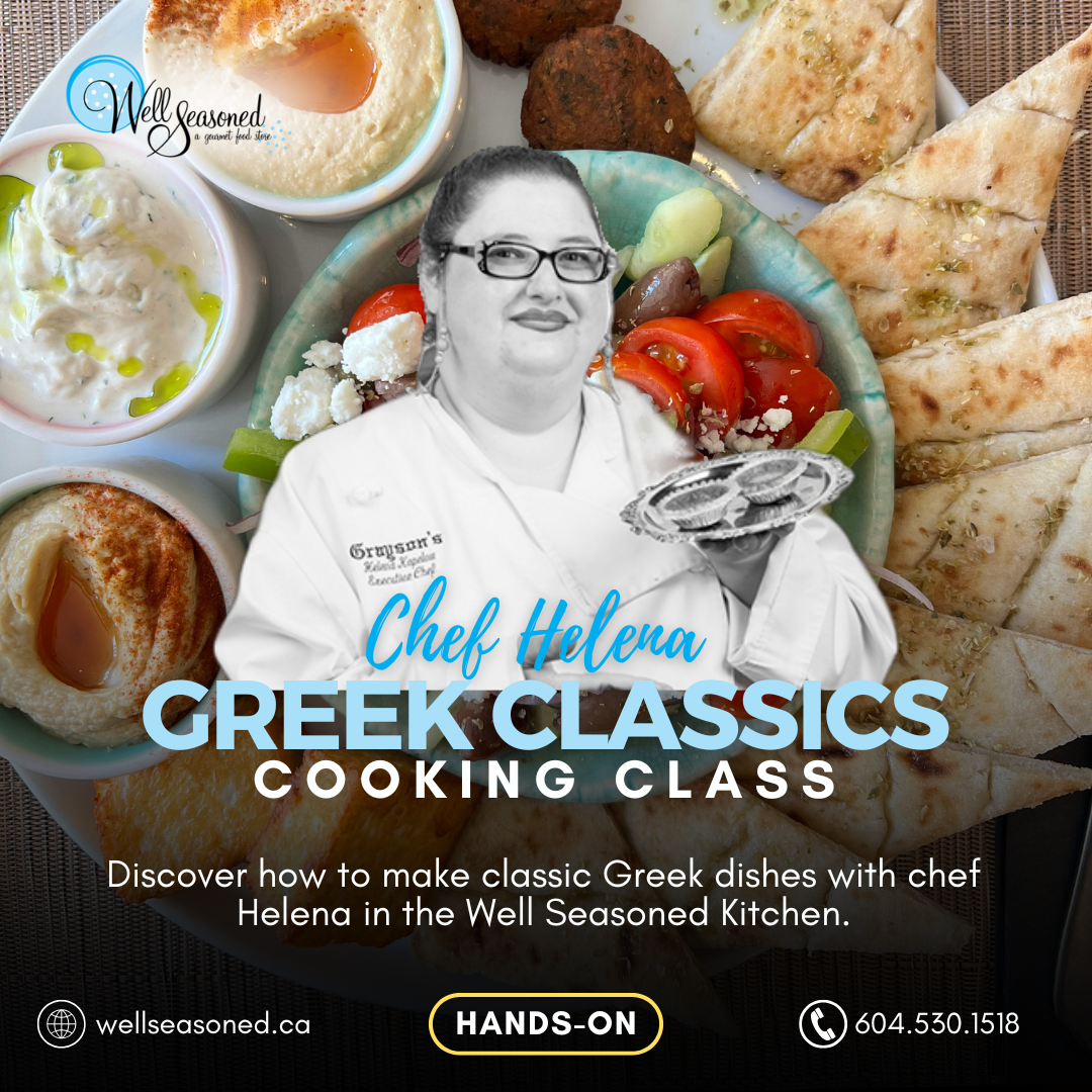 Jan 8 | Greek Classics w/ Chef Helena