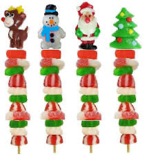 Allison’s Christmas Candy Kabobs