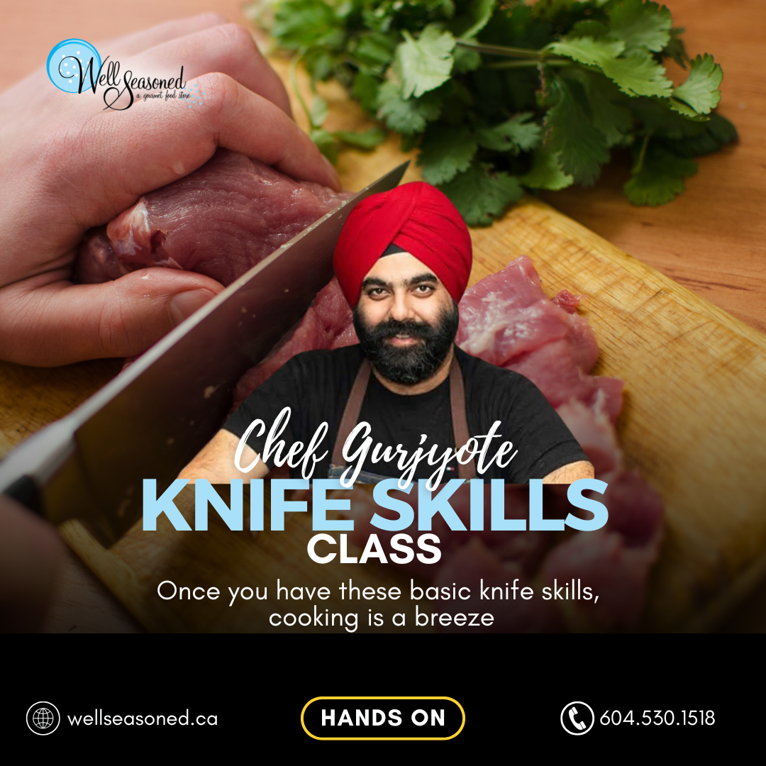 Jan 13 | Knife Skills w/ Chef Gurjyote