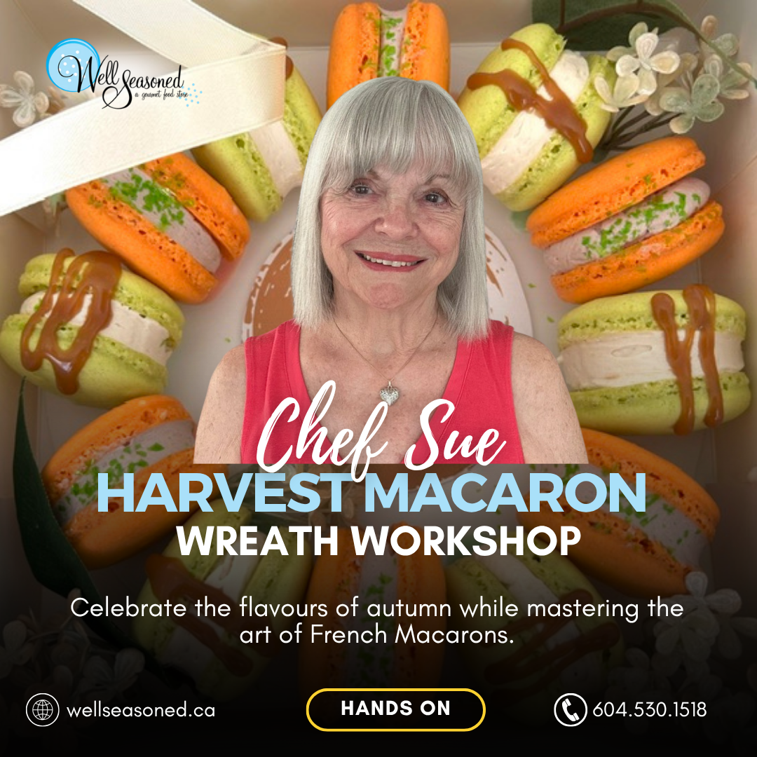 Sept 12 | Harvest Macaron Wreath w/ Chef Sue