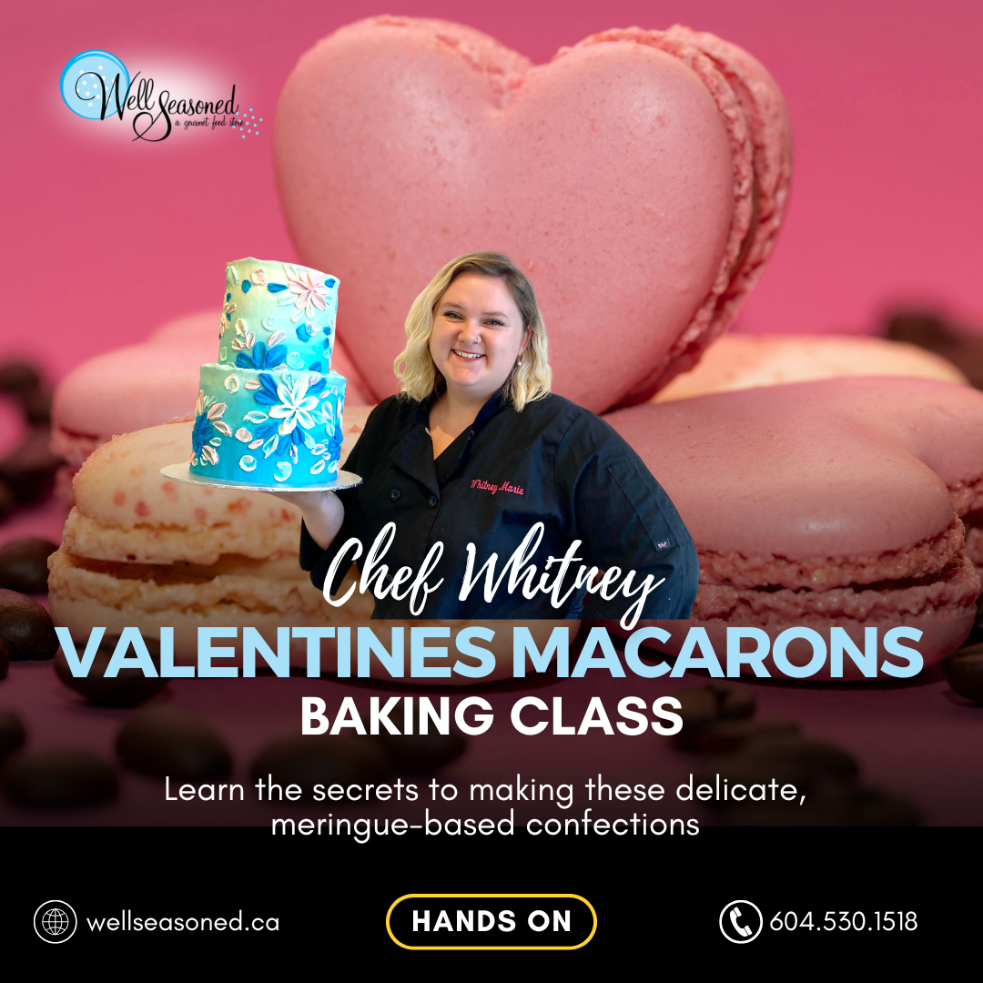 Feb 8 | Valentines Day Macarons w/ Chef Whitney
