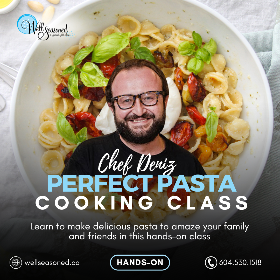 Apr 1 | Perfect Pasta w/ Chef Deniz