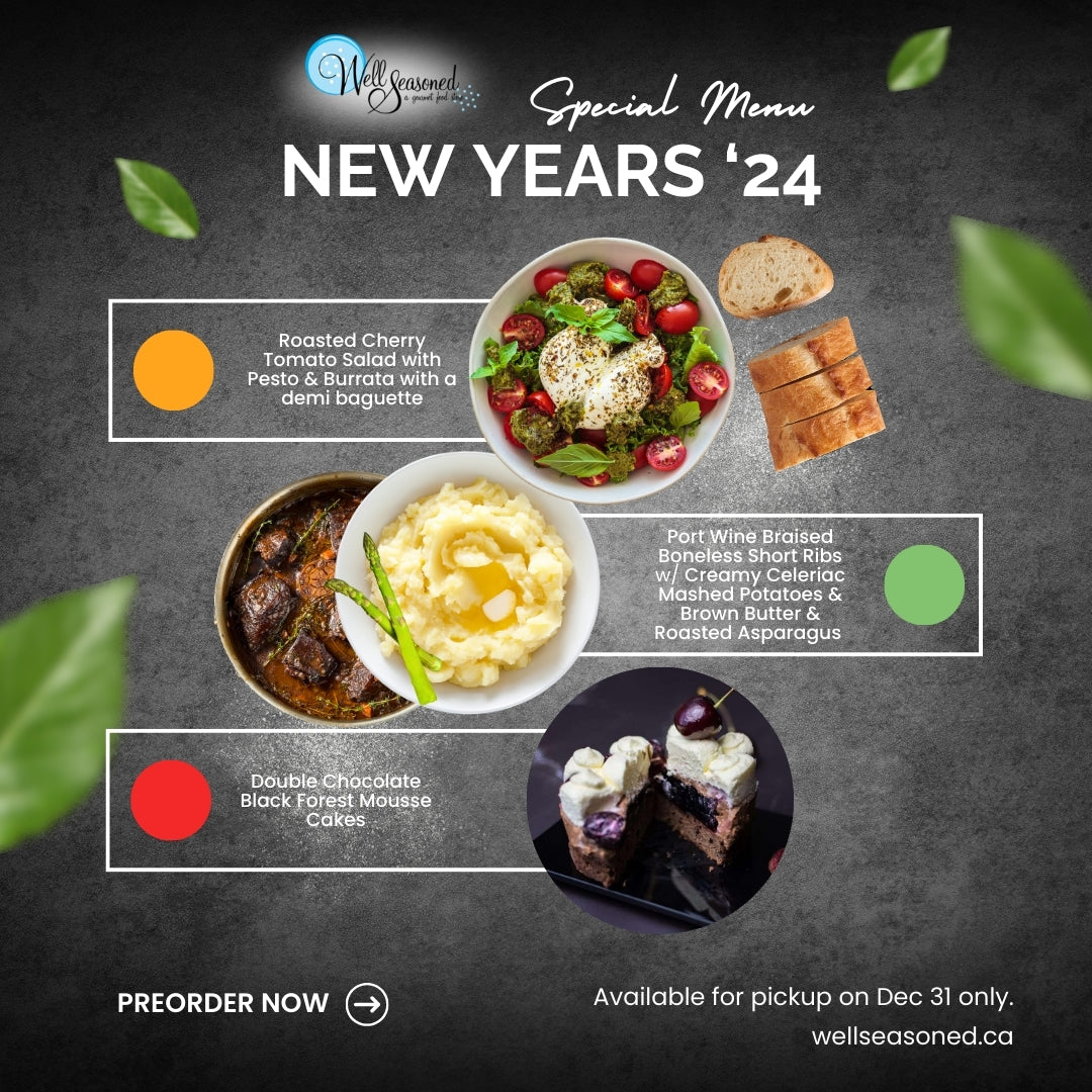 New Years Eve Dinner for 2 - Special Weekly Meal