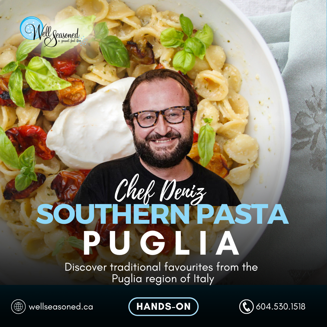 Dec 1 | Southern Pasta Puglia w/ Chef Deniz