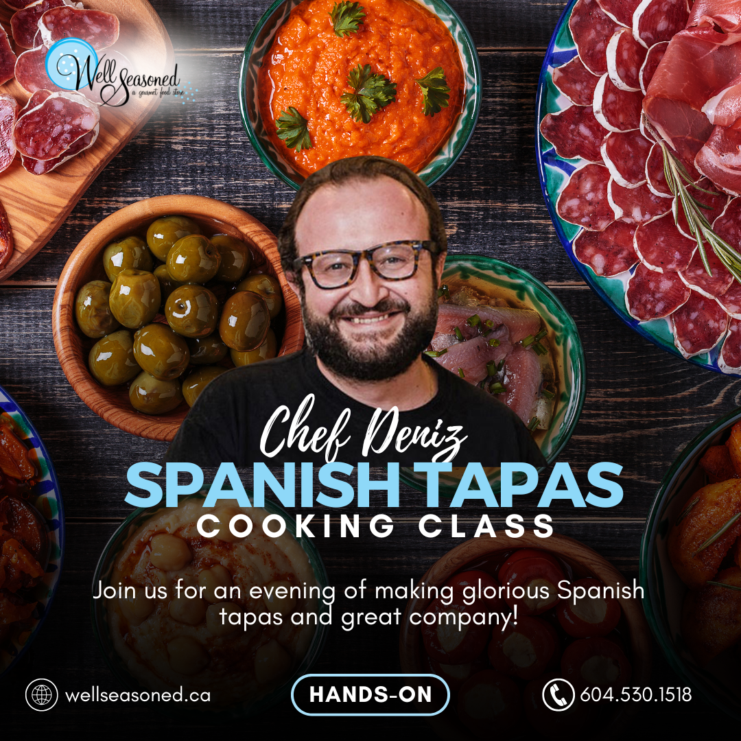 July 6 | Spanish Tapas w/ Chef Deniz