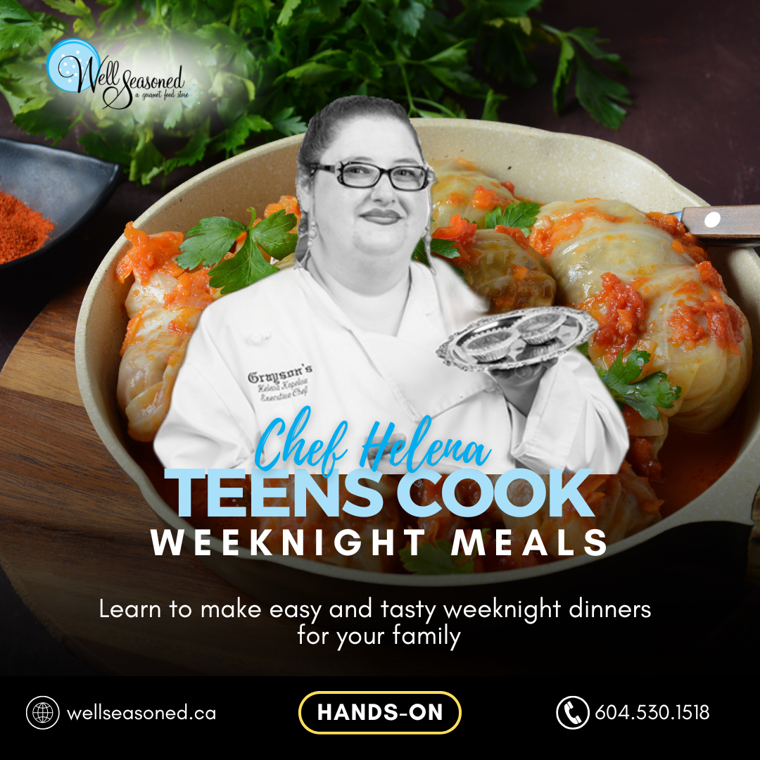 Nov 30 | Teens Cook Weeknight Meals w/ Chef Helena