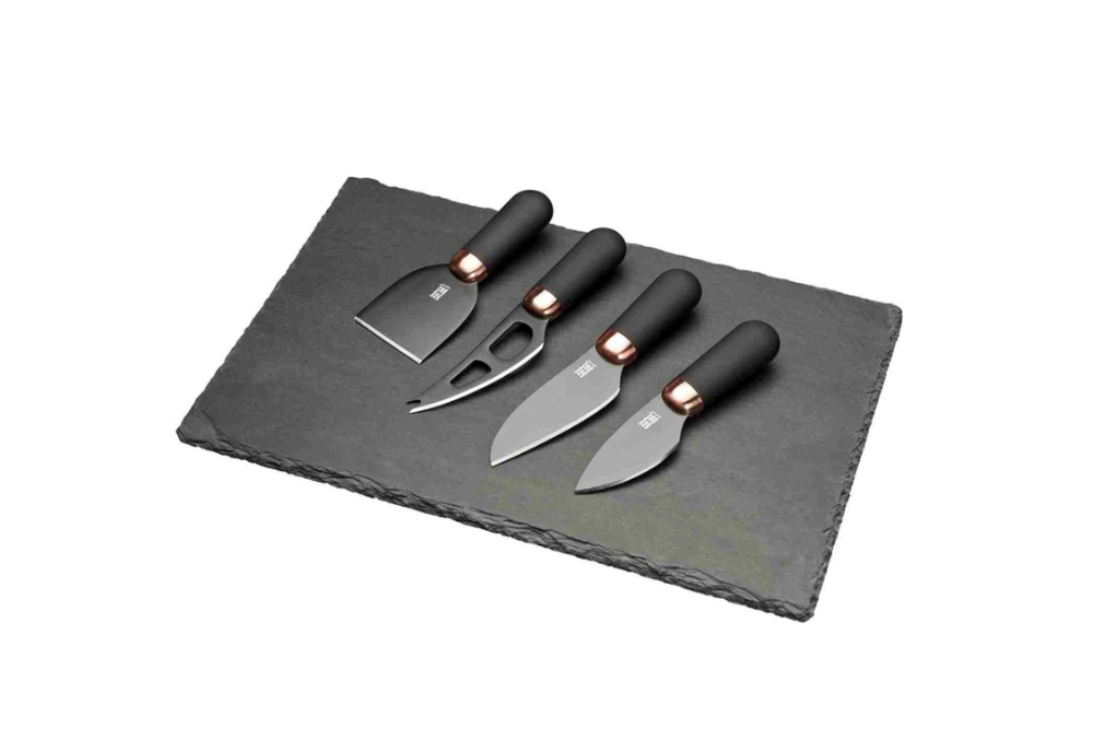 Brooklyn Slate Cheese Board & Knife Set