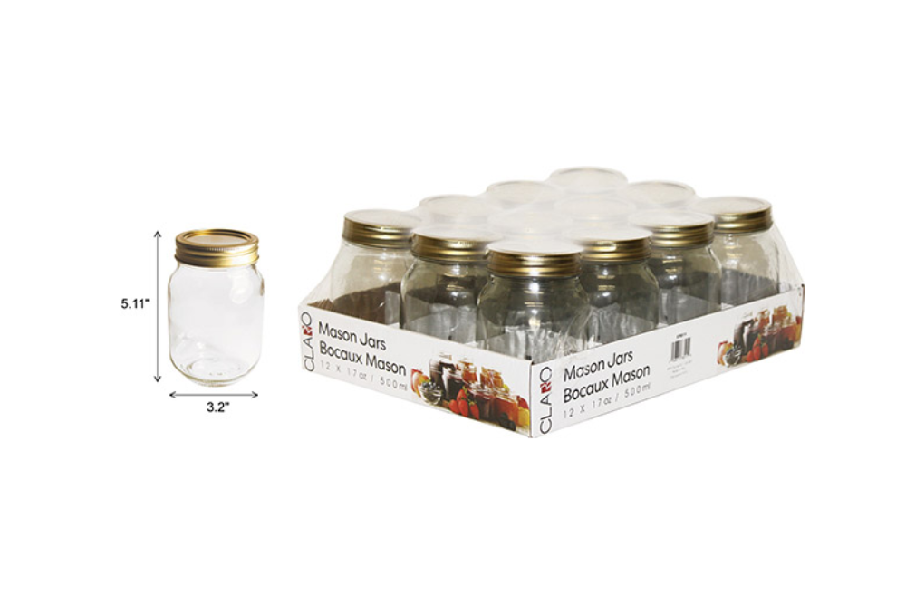 Claro Mason Jars