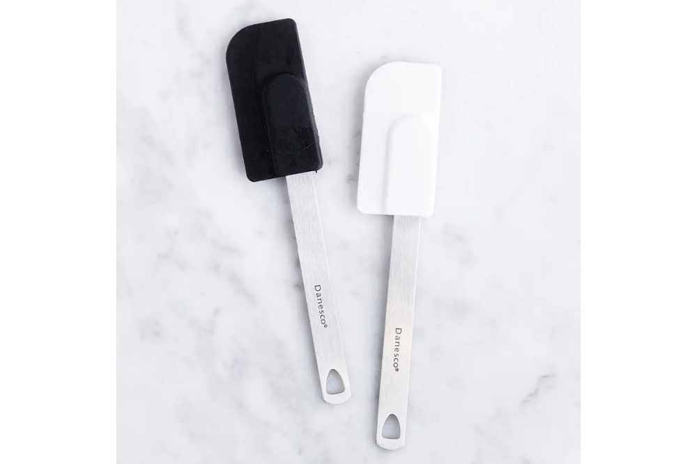 Danesco Mini Silicone Kitchen Utensils~ Black and White Edition