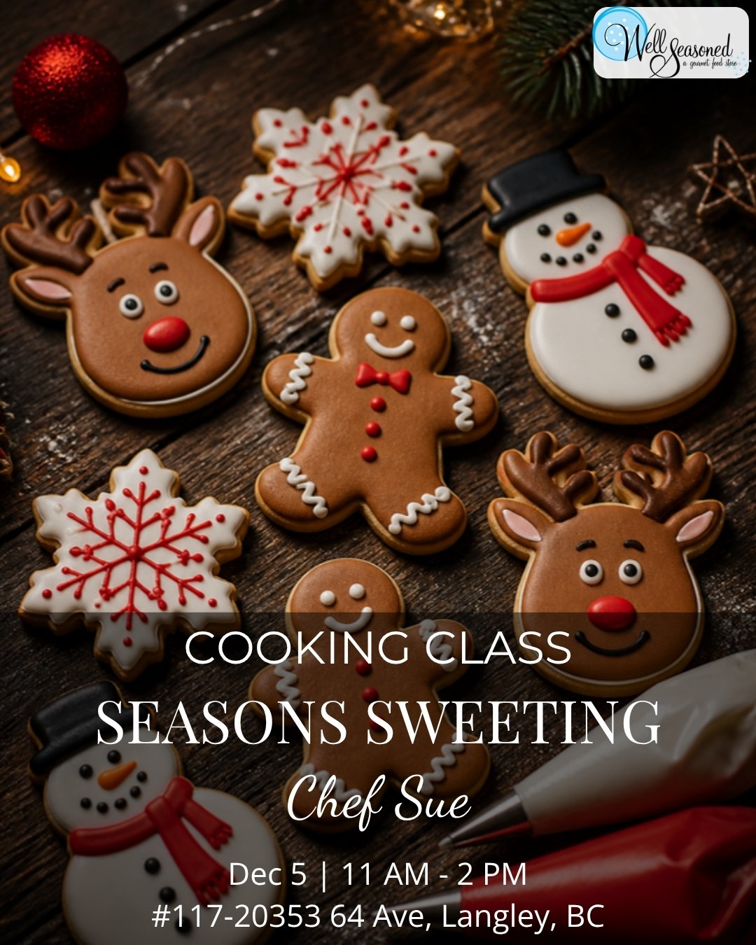 Dec 5 | Seasons Sweeting w/ Chef Sue