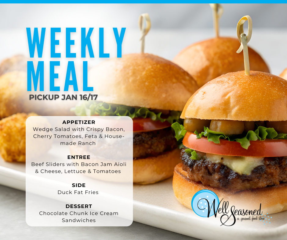 Weekly Meal Pick-Ups: Well Seasoned Gourmet-To-Go