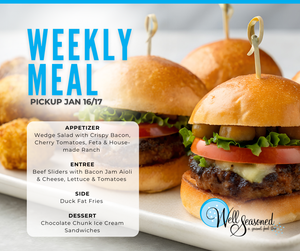 Weekly Meal Pick-Ups: Well Seasoned Gourmet-To-Go