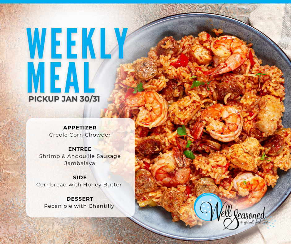 Weekly Meal Pick-Ups: Well Seasoned Gourmet-To-Go