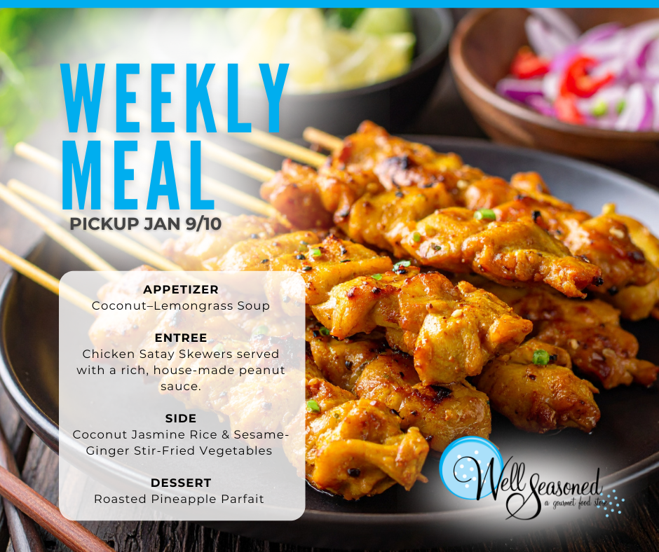 Weekly Meal Pick-Ups: Well Seasoned Gourmet-To-Go