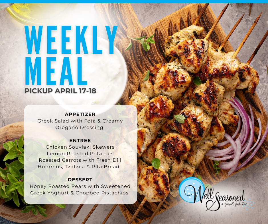 Weekly Meal Pick-Ups: Well Seasoned Gourmet-To-Go