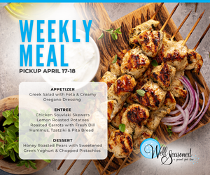 Weekly Meal Pick-Ups: Well Seasoned Gourmet-To-Go