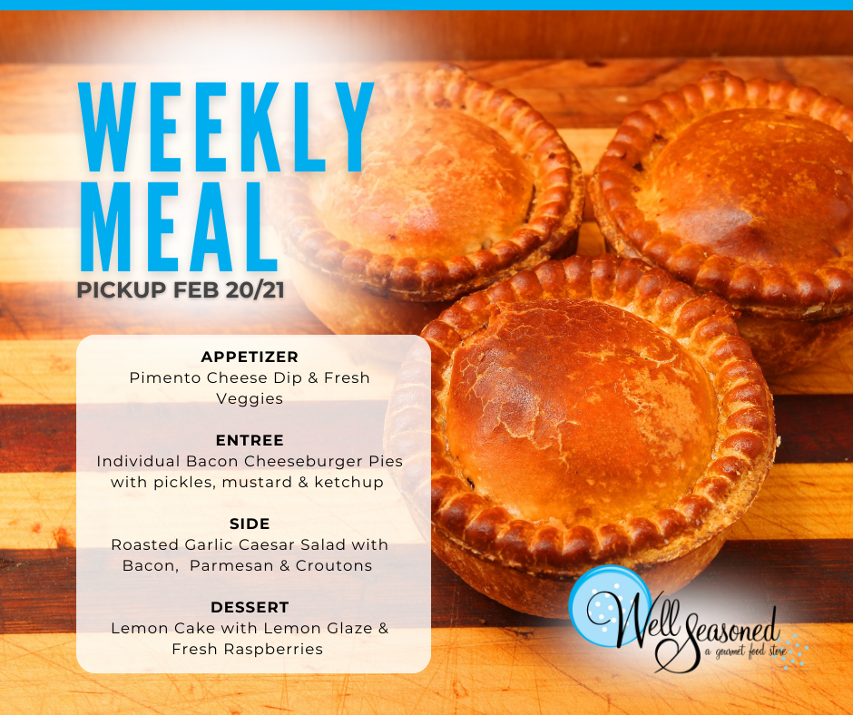 Weekly Meal Pick-Ups: Well Seasoned Gourmet-To-Go