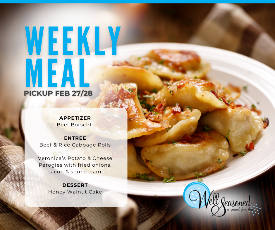 Weekly Meal Pick-Ups: Well Seasoned Gourmet-To-Go