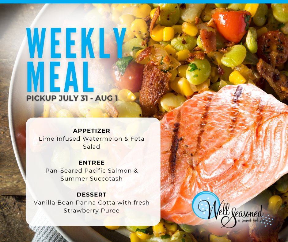 Weekly Meal Pick-Ups: Well Seasoned Gourmet-To-Go