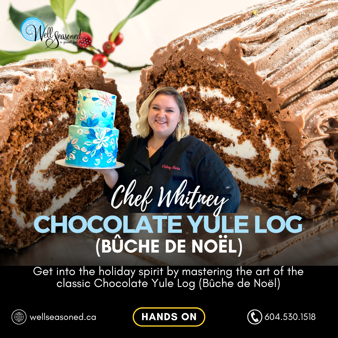 Dec 7 | Chocolate Yule Log w/ Chef Whitney