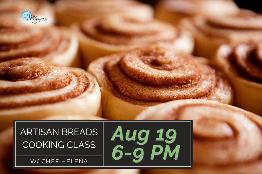 Aug 19 | Artisan Breads w/ Chef Helena