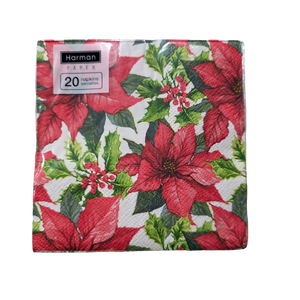 Harman Shaped Napkins & Cocktail Napkins - Christmas Edition