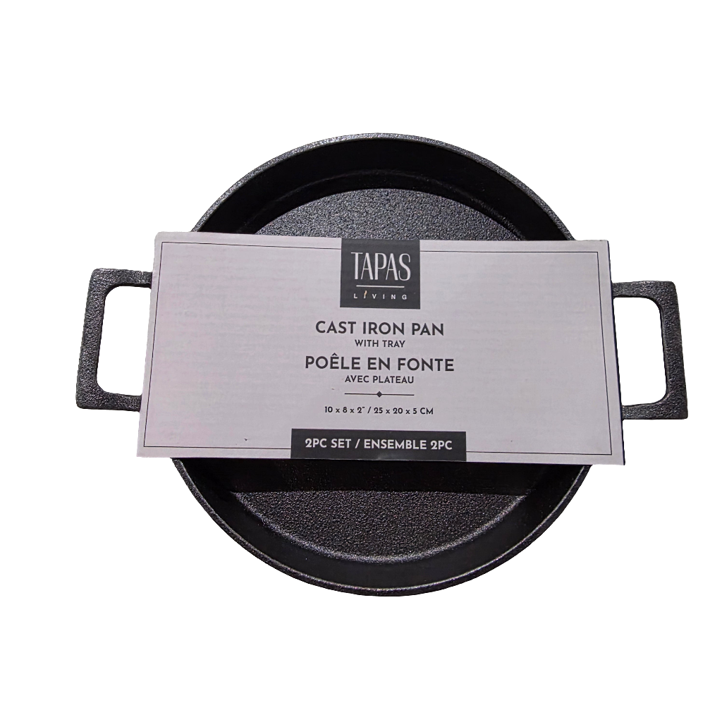Harman Tapas Living Cast Iron Pan with Tray