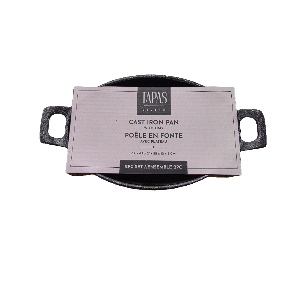 Harman Tapas Living Cast Iron Pan with Tray