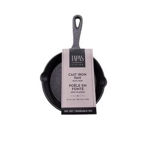 Harman Tapas Living Cast Iron Pan with Tray