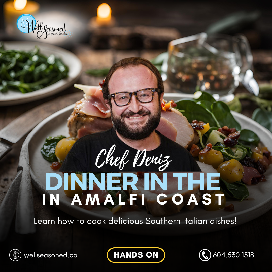 Oct 24 |  Date Night in Amalfi Coast w/ Chef Deniz