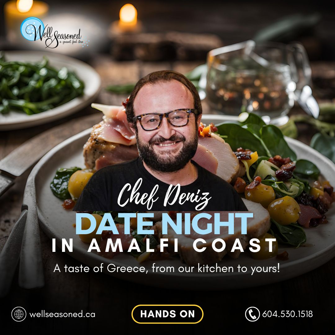 Apr 11 |  Date Night in Amalfi Coast w/ Chef Deniz