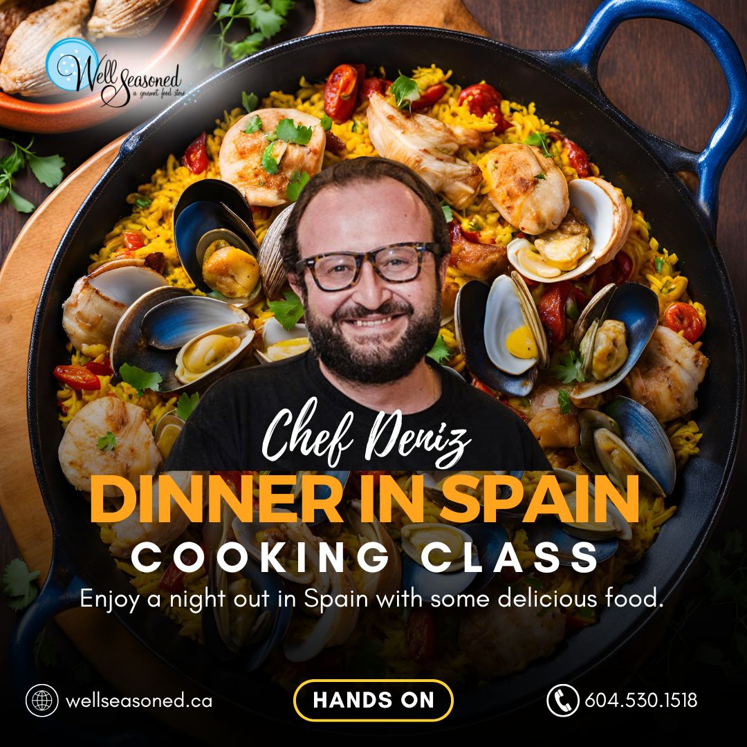 Apr 7 | Dinner in Spain w/ Chef Deniz