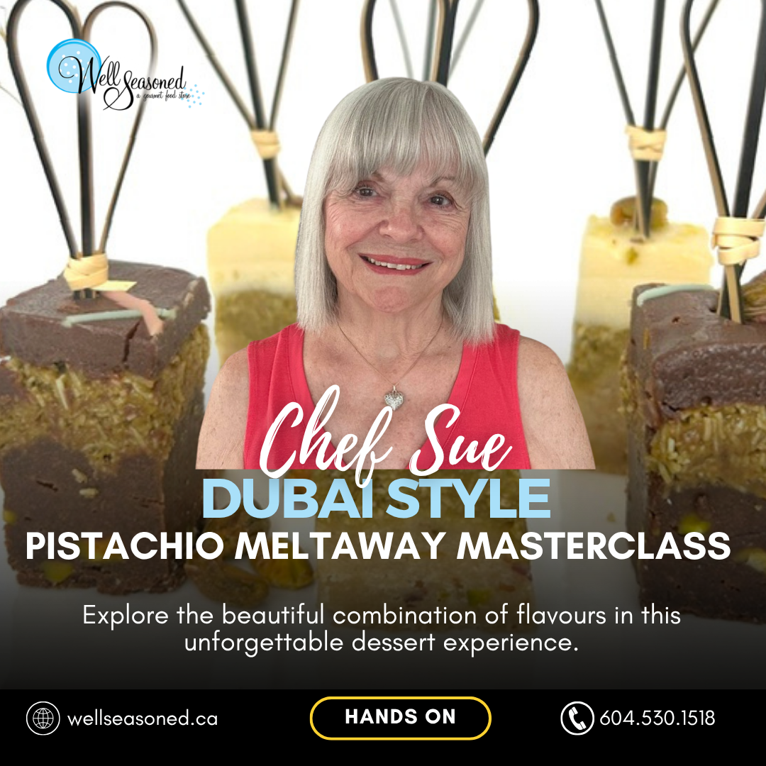 Sept 26 | Dubai Style Pistachio Meltaway Masterclass  w/ Chef Sue