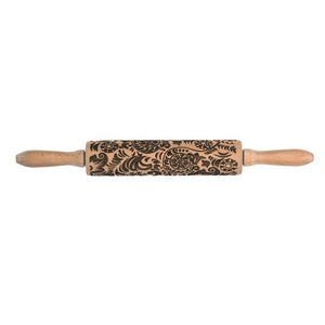 Mrs. Anderson's European Beechwood Embossed Rolling Pins