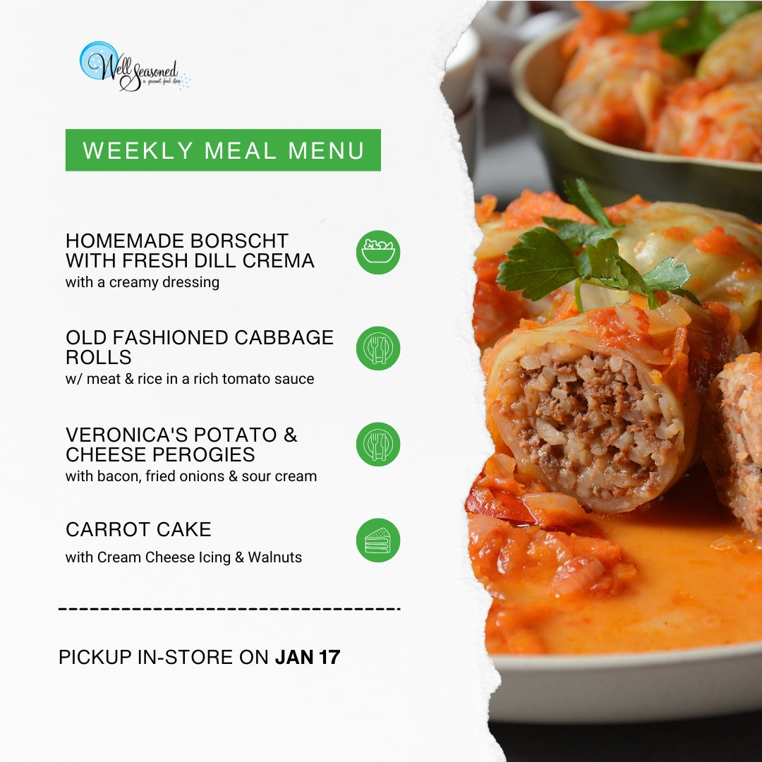 Weekly Meal Pick-Ups: Well Seasoned Gourmet-To-Go