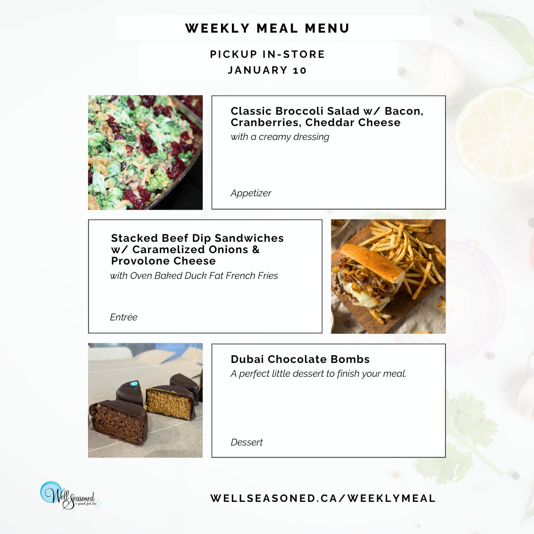 Weekly Meal Pick-Ups: Well Seasoned Gourmet-To-Go