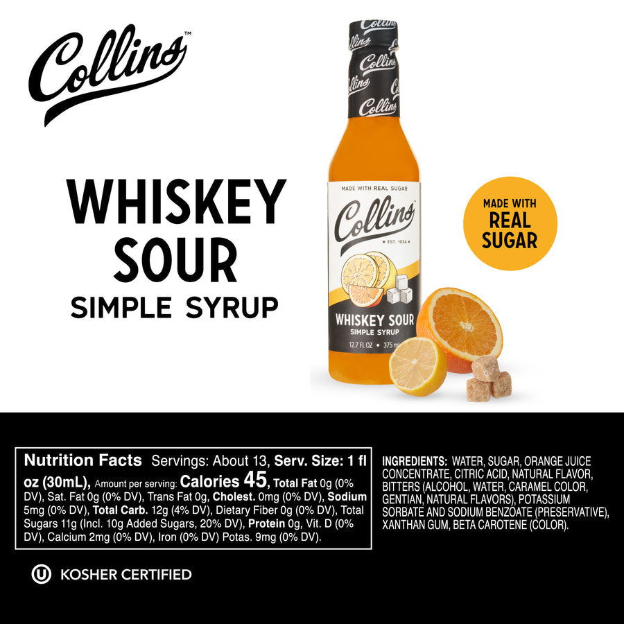 Collins Cocktail Syrups