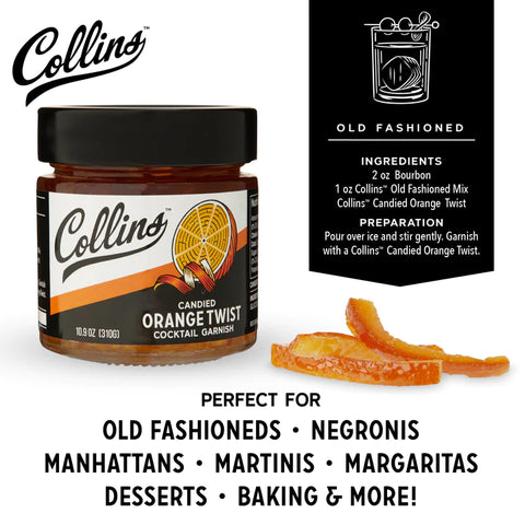 Collins Cocktail Garnishes